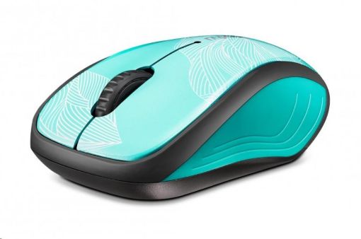 Obrázek RAPOO myš 3100p USB optická, bezdrátová, zelená (GrassGreen)
