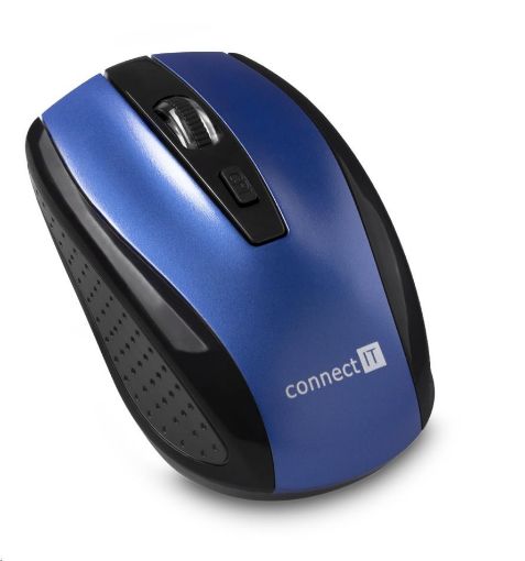 Obrázek CONNECT IT Bezdrátová optická myš, modrá