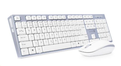 Obrázek CONNECT IT Combo bezdrátová šedá klávesnice + myš, CZ + SK layout
