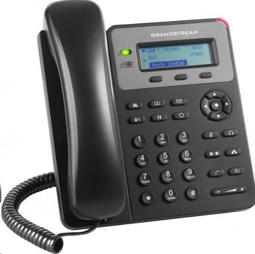 Obrázek Grandstream GXP1615 [VoIP telefon - 1x SIP účet, HD audio, 3 program.tlačítka, switch 2xLAN 10/100Mbps, PoE]