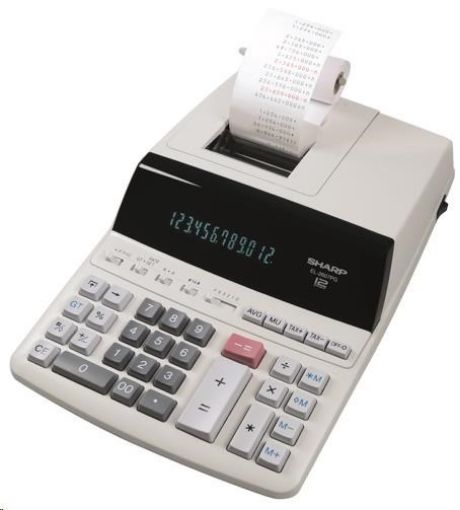 Obrázek SHARP kalkulačka - SH-EL2607PGGYSE - tisková