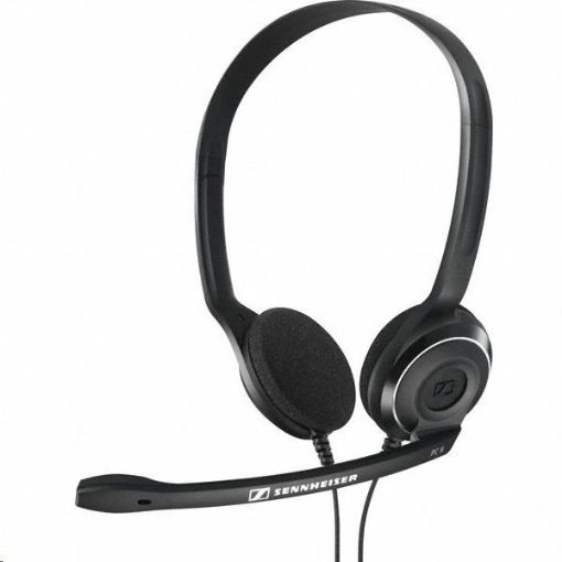 Obrázek EPOS PC 8 USB black (černý) headset SC PC8 USB - oboustranná sluchátka s mikrofonem