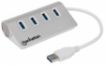 Obrázek MANHATTAN USB 3.0 Hub, 4 Ports, Bus Power, Aluminum Housing