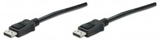 Obrázek MANHATTAN DisplayPort Monitor Cable, DisplayPort Male / DisplayPort Male, 2 m, Black