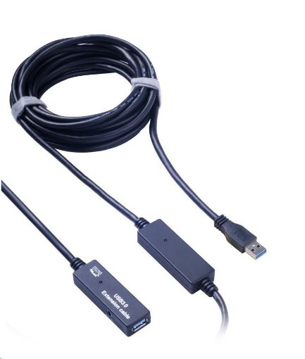 Obrázek PremiumCord USB 3.0 repeater a prodlužovací kabel A/M-A/F 10m