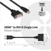 Obrázek Club3D Adaptér pasivní HDMI na DVI-D Single Link (M/F), 22cm
