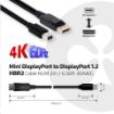 Obrázek Club3D Kabel Mini DisplayPort na DisplayPort 1.2 4K60Hz UHD obousměrný, (M/M), 2m