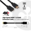 Obrázek Club3D Kabel prodlužovací HDMI 2.0, 4K60Hz UHD (M/F), 3m