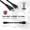 Obrázek Club3D Kabel Mini HDMI na HDMI 2.0 4K60Hz UHD, (M/M), 1m