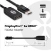 Obrázek Club3D Adaptér pasivní DisplayPort 1.1 na HDMI 1.3 (M/F), 24cm