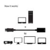 Obrázek Club3D Adaptér aktivní DisplayPort 1.4 na HDMI 2.0b, HDR, 19cm