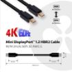 Obrázek Club3D Kabel mini DisplayPort 1.2 4K60Hz UHD HBR2 (M/M), 2m