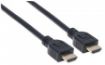 Obrázek MANHATTAN kabel In-wall CL3 High Speed HDMI s Ethernetem, HEC, ARC, 3D, 4K, stíněný, 1m, Black