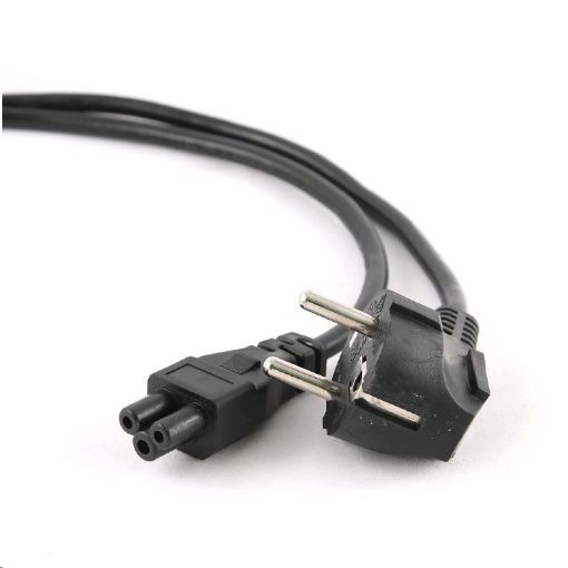Obrázek C-TECH kabel síťový, 1,8m VDE 220/230V, napájecí k notebooku, 3 pin Schuko