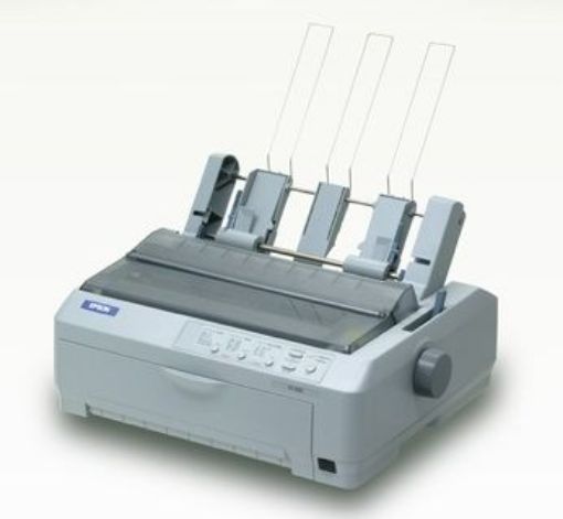 Obrázek EPSON tiskárna jehličková FX-890II, A4, 2x9 jehel, 612 zn/s, 1+6 kopii, USB 2.0, LPT