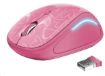 Obrázek TRUST Myš Yvi Wireless Mouse USB, pink (růžová)