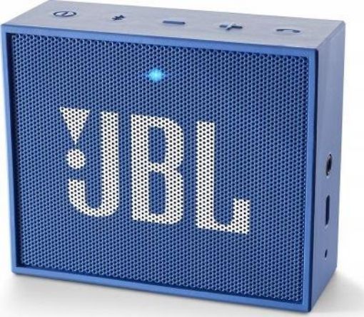 Obrázek JBL GO bezdrátový reproduktor 3W, BT, USB, vestavěný mikrofon, odolný vůči vodě IPX7, blue