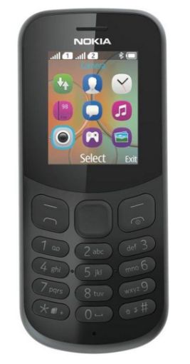 Obrázek Nokia 130 Single Sim 2017 Black