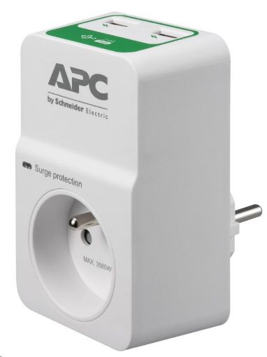Obrázek APC Essential SurgeArrest 1 Outlet 230V, 2 Port USB Charger, France