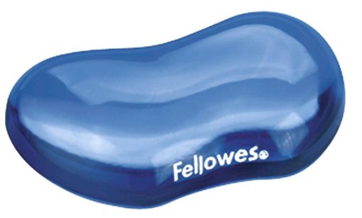 Obrázek Fellowes Podložka pod zápěstí CRYSTAL gelová modrá