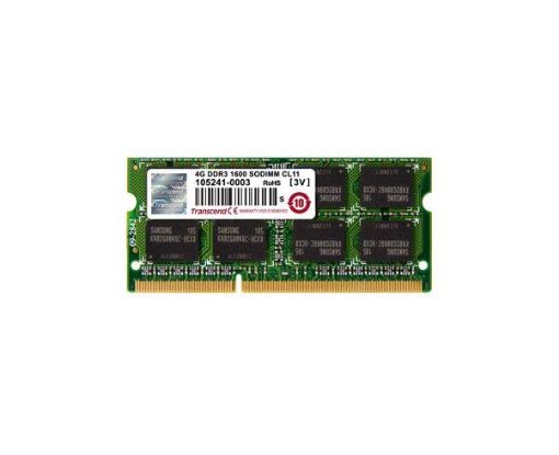 Obrázek Transcend paměť 4GB DDR3 SO-DIMM 1333Mhz CL9 2Rx8