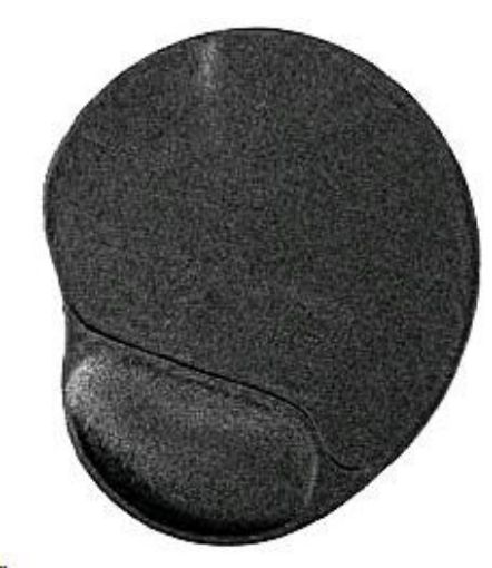 Obrázek GEMBIRD Podložka pod myš gelová ergonomická Maxi, černá