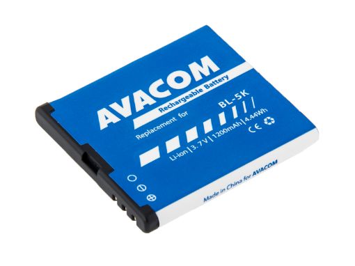 Obrázek AVACOM baterie do mobilu pro Nokia C7-00 Li-Ion 3,7V 1200mAh  (náhrada BL-5K)