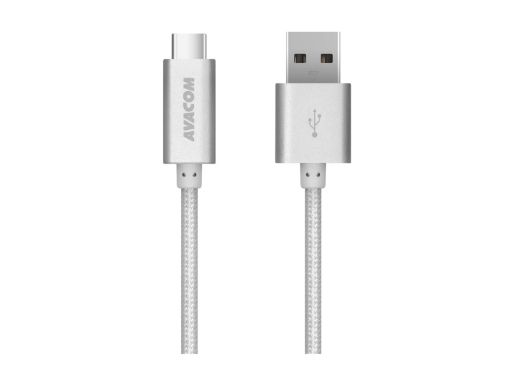 Obrázek AVACOM TPC-100S kabel USB - USB Type-C, 100cm, stříbrná