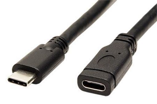 Obrázek USB 3.1 prodlužovací kabel, USB C(M) - USB C(F), 0,15m