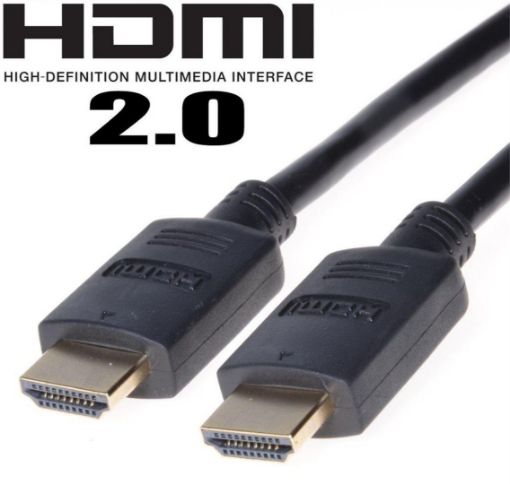 Obrázek PremiumCord HDMI 2.0 High Speed+Ethernet, zlacené konk., 7m