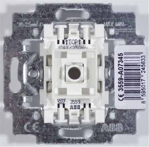 Obrázek ABB přístroj spínače 7 (7So) křížový bezšroubový
