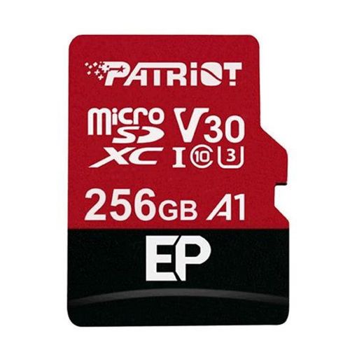 Obrázek Patriot 256GB microSDXC V30 A1, class 10 U3 100/80MB/s + adapter