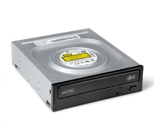 Obrázek HITACHI LG - interní mechanika DVD-W/CD-RW/DVD±R/±RW/RAM/M-DISC GH24NSD5, 24x SATA, Black, bulk bez SW