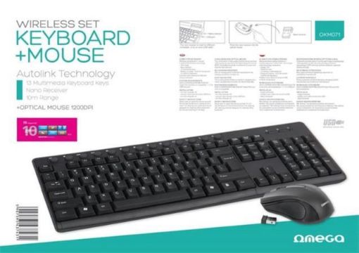 Obrázek OMEGA set bezdrátové klávesnice a myši  