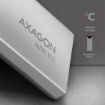 Obrázek AXAGON EEM2-UG2, USB-C 3.2 Gen 2 - M.2 NVMe SSD kovový box, délka 42 až 80 mm