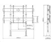 Obrázek EDBAK VWS2257L - televizní stěna 2x2 Tv do 57"