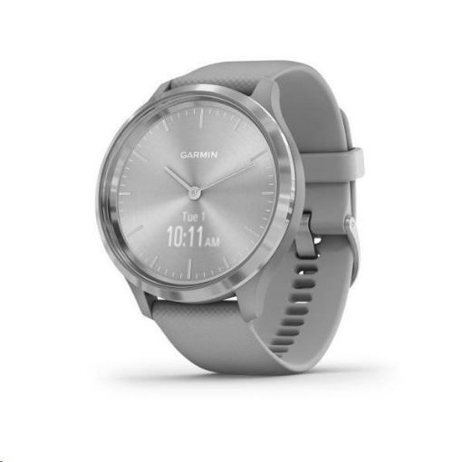 Obrázek Garmin monitorovací náramek a hodinky vivomove3 Sport, Silver/Gray Band