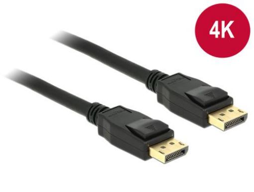 Obrázek Delock Displayport 1.2 kabel samec > Displayport samec 4K 5m