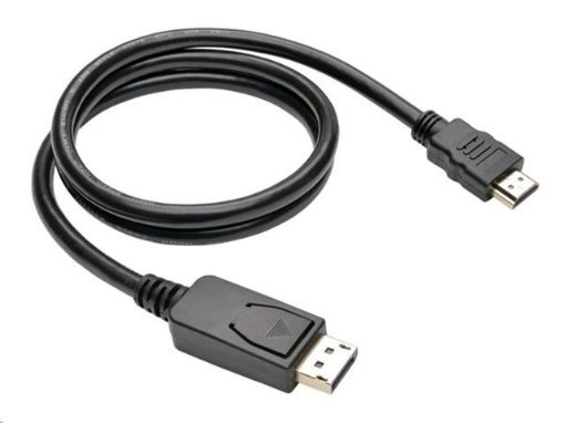 Obrázek Kabel C-TECH DisplayPort/HDMI, 2m, černý