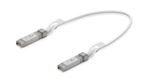 Obrázek UBNT UC-DAC-SFP+, Direct Attach Cable Patch Cable, SFP/SFP+DAC, 1G/10G, bílý, 0,5m