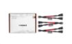 Obrázek NOCTUA NA-SYC1.red - sada 3 ks prodlužovacích kabelů pro 4pin ventilátory, červená