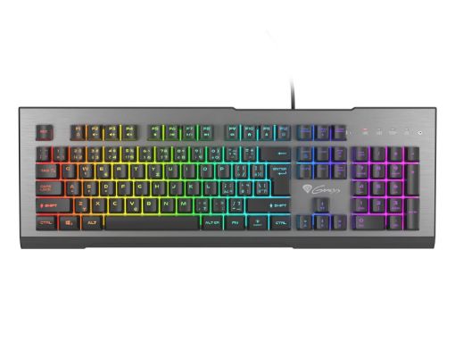 Obrázek Herní klávesnice Genesis Rhod 500 RGB, CZ/SK layout, 6-zónové RGB podsvícení