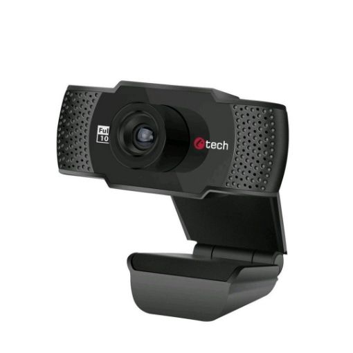 Obrázek C-TECH webkamera CAM-11FHD, 1080P, mikrofon, černá