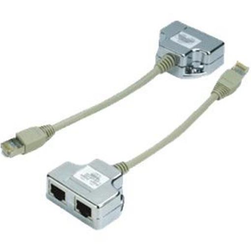 Obrázek DATACOM Rozbočka 1xRJ45 na 1xRJ11+RJ45 STP Cat5e