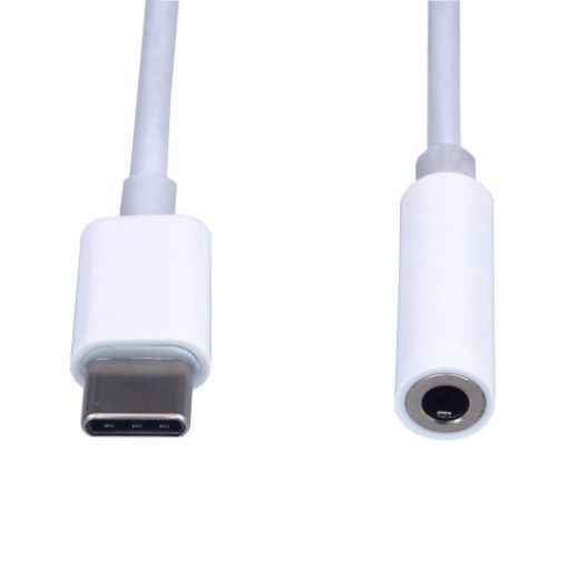 Obrázek PremiumCord Převodník USB-C na audio konektor jack 3,5mm female 10cm