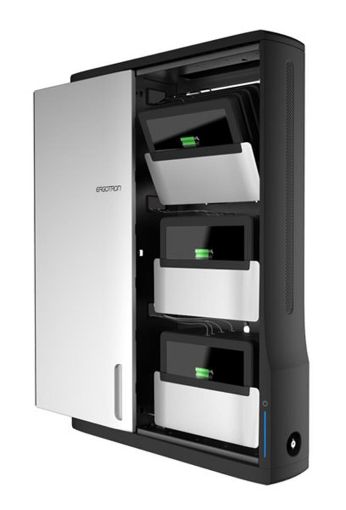 Obrázek ERGOTRON ZIP12 CHARGING WALL CABINET, EU, uzamykatelná nabíjecí skříň pro až 12 tabletů na zeď