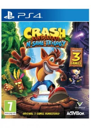 Obrázek PS4 - Crash Bandicoot N. Sane Trilogy 2.0 EN