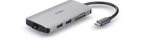 Obrázek D-Link 8-in-1 USB-C Hub with HDMI/Ethernet/Card Reader/Power Delivery