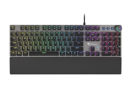 Obrázek Genesis mechanická klávesnice THOR 401, US layout, RGB podsvícení, software, Kailh Brown