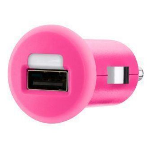 Obrázek Belkin USB micro nabíječka MIXIT do autozásuvky 1x1A, růžová